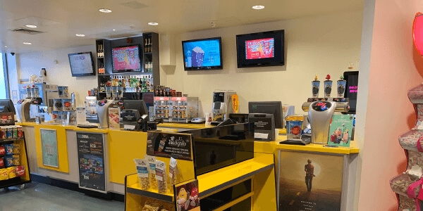 The lobby at REEL Cinema Widnes